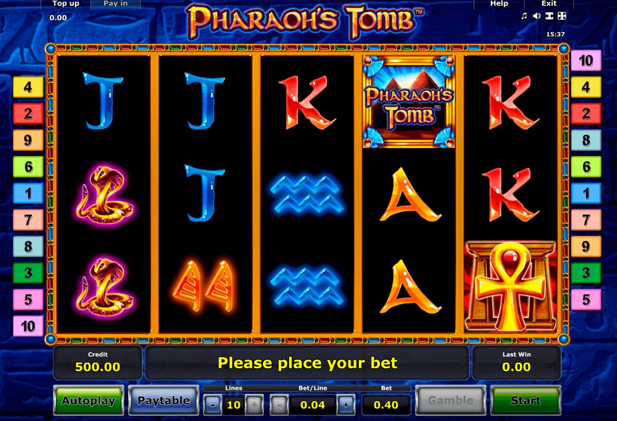 Необычный игровой слот «Pharaoh’s Tomb» в Сол казино